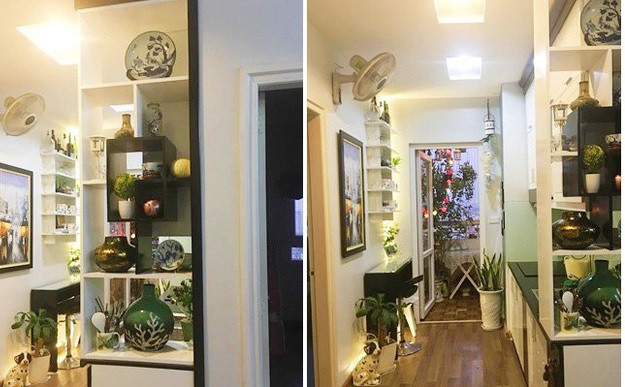 Trang trí nhà theo phong cách Bắc Âu nhưng không phải là người theo lối sống tối giản nên chị dành riêng một kho để đựng những đồ sưu tập khiến cho không gian không bị bừa bộn, luôn gọn gàng.