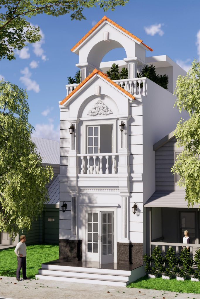 Nhà ống cổ điển cách tân mang đến những cái nhìn mới về kiến trúc đương đại. Ảnh: Xaynhapho.