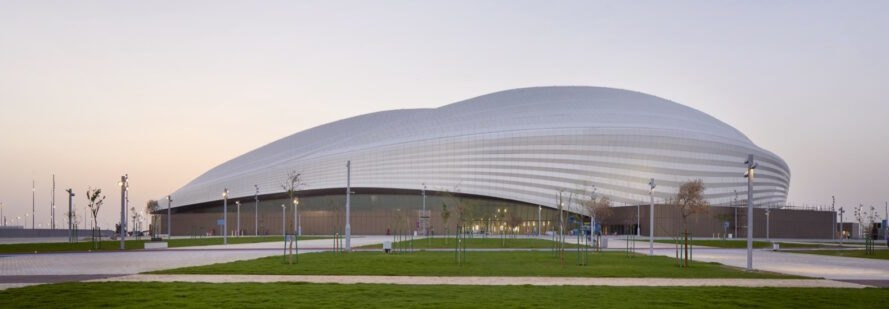 Sân vận động khởi công từ đầu năm 2013 và chính thức mở cửa đón khách vào ngày 16/5/2019.