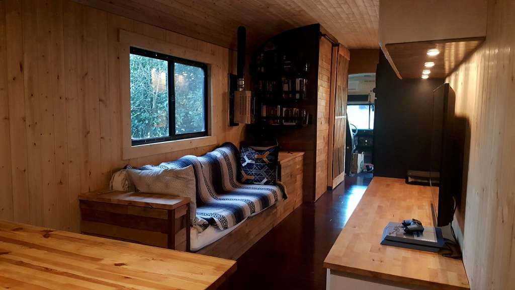 Không gian phòng khách tiện nghi.