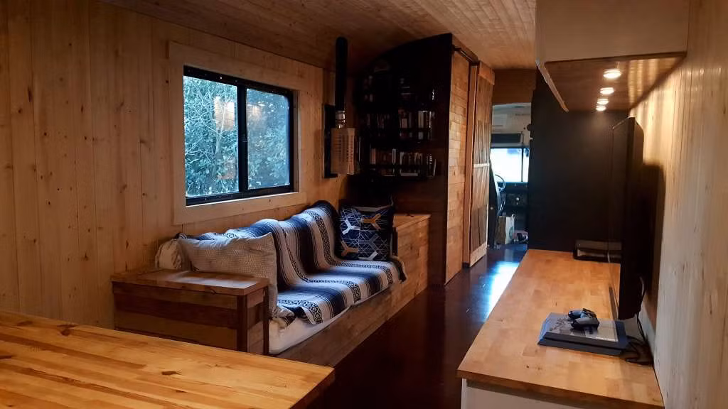 Không gian phòng khách tiện nghi.