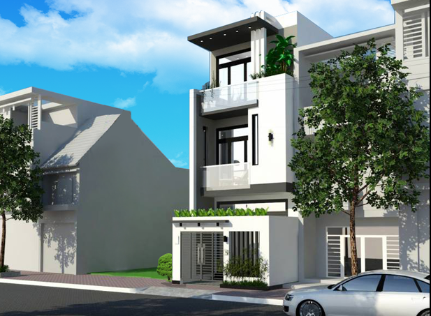  Nhà ống lệch tầng được xem là thiết kế thông minh, tinh tế và khoa học giúp không gian sống được tận dụng một cách tối đa. Ảnh: Xaynhasaigon.