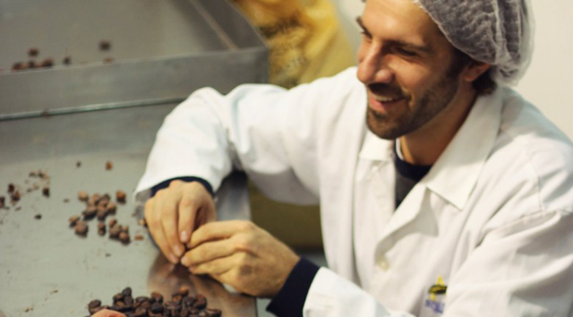 Thậm chí, những hạt ca cao tiêu chuẩn được chọn lựa bằng tay.