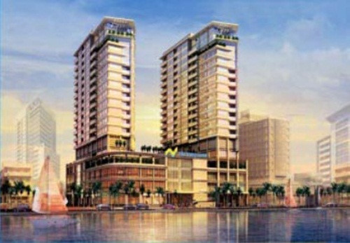 Tại Khánh Hòa, Tập đoàn Hoàn Cầu là chủ đầu tư dự án Trung tâm thương mại và khách sạn Hoàn Cầu (Nha Trang Center) có vốn 1.500 tỷ đồng. Dự án có tổng diện tích 9246.3 m2, quy mô 19 tầng và 1 tầng hầm. Ảnh: Nhatrangcenter.