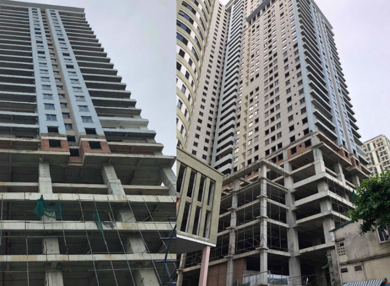 Dang long dat vang giua long Ha Noi: Thap can ho 5 sao bo hoang ca thap ky