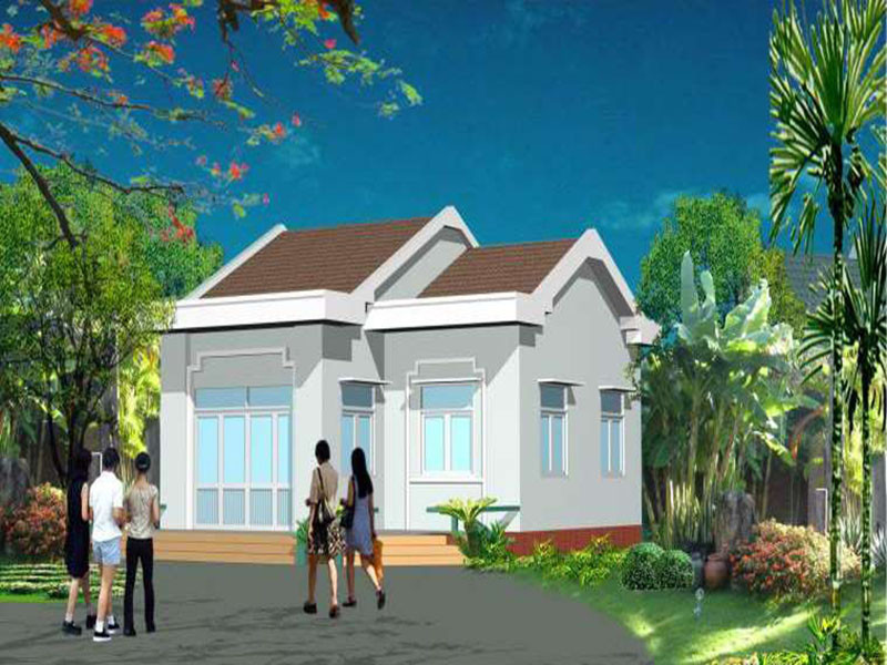 Trang trí nhiều cây xanh giúp ngôi nhà trở nên thoáng mát. Ảnh: Internet.