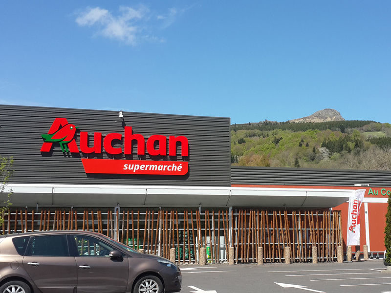 Tại Việt Nam, chuỗi siêu thị Auchan bắt đầu hiện diện từ năm 2015. Ảnh: Auvergne-sancy.