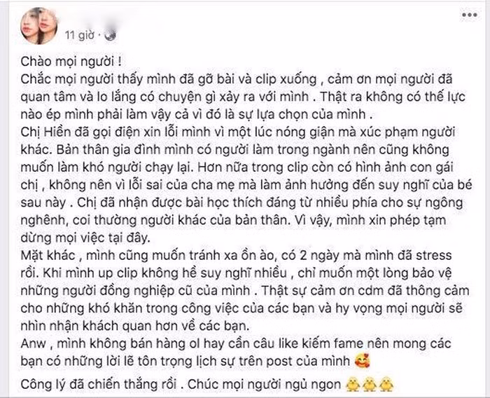 Nu dai uy nao loan san bay phu nhan viec de doa roi xin loi nguoi dang clip