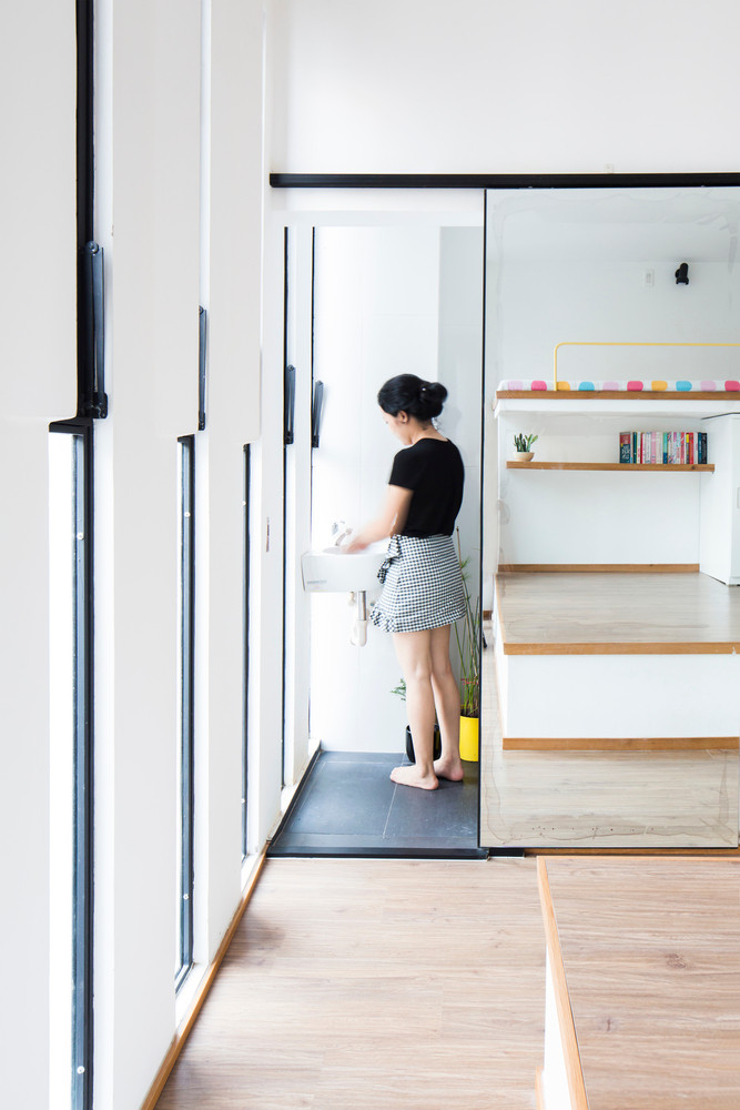 Mọi khoảng trống đều được tận dụng tối đa.