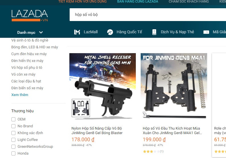 Soc nang Lazada ngang nhien rao ban hang cam gay sat thuong