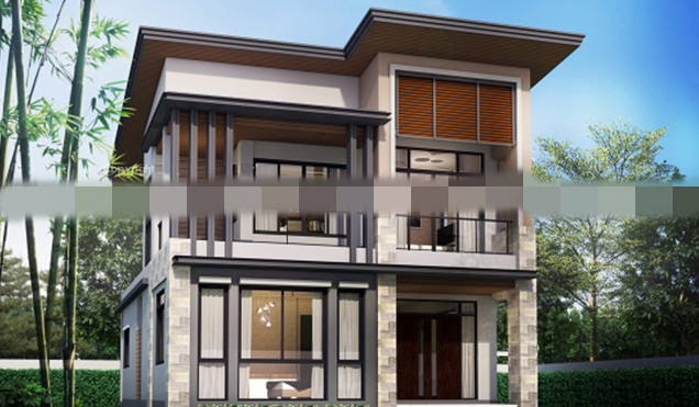 Sự tối giản trong mẫu biệt thự 2 tầng sẽ mang đến không gian sống thoáng đãng, thoải mái hơn. Ảnh: Maunhadep902.