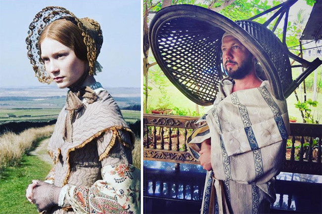 Thời trang đấy sao bằng anh được hả người đẹp.