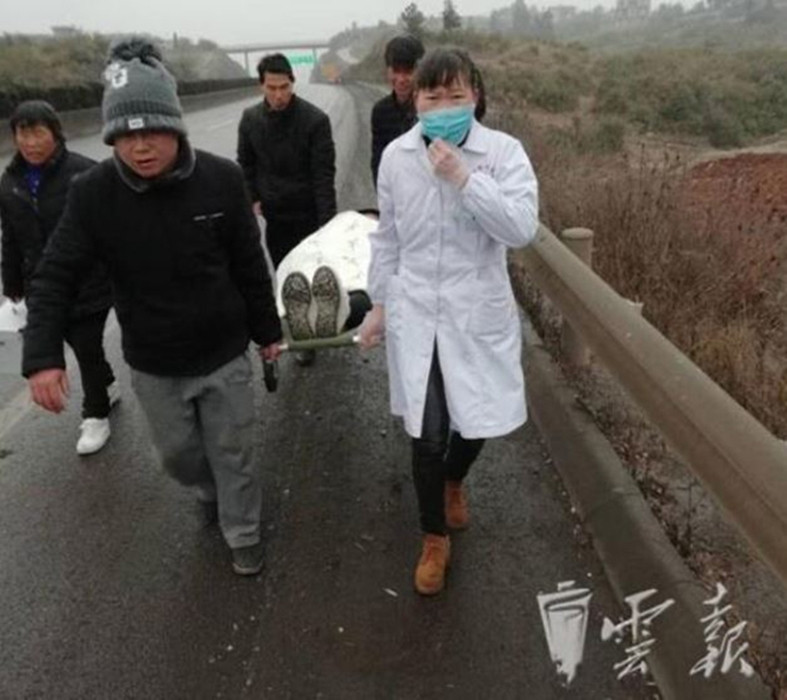 Vào tháng 2 năm nay, huyện Tôn Khúc Tịnh Sư do nhiệt độ xuống thấp, đường đã bị tắc bởi mưa tuyết. Bác sĩ Ngao Cúc Lệ và các đồng nghiệp của cô đã đi bộ 2 tiếng đồng hồ trong gió lạnh và đưa một phụ nữ mang thai đến bệnh viện một cách an toàn.