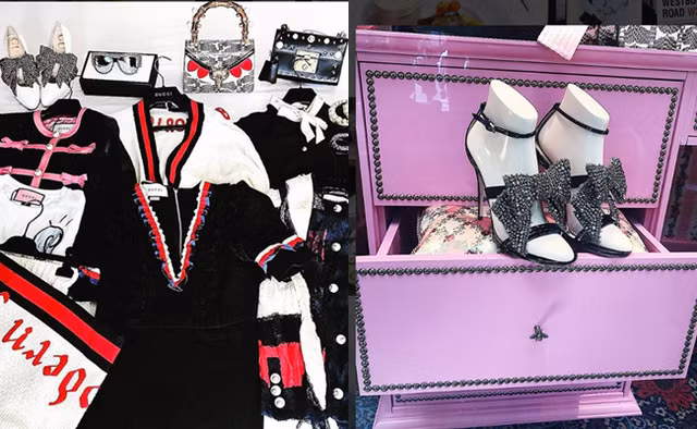 Cô là "tín đồ" của các thương hiệu Gucci, Dior, Yves Saint Lauren, Louboutin, DG...Ảnh: Internet.