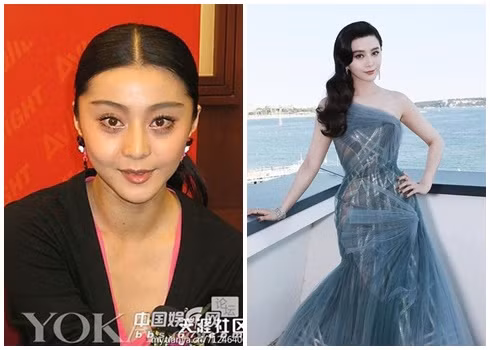 Để có được nhan sắc xinh đẹp, sắc sảo như thời điểm hiện tại, có lẽ Phạm Băng Băng đã phải thay đổi rất nhiều. Nếu so sánh với hình ảnh trước đây thì ngoài chiếc mũi cao, căm Vline thon gọn thì nước da cũng chính là điểm khác biệt dễ nhận thấy nhất.