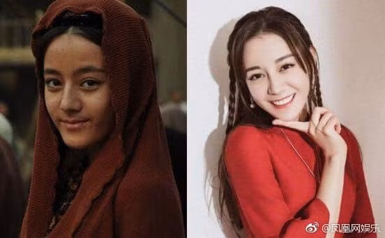 Mỹ nữ Tân Cương sở hữu khuôn mặt đẹp như tạc là Địch Lệ Nhiệt Ba khiến fan không khỏi giật mình trước làn da đen nhẻm thuở dậy thì.