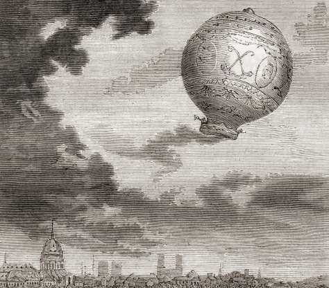 Chuyến bay đầu tiên của khinh khí cầu diễn ra năm 1783. Ngày 21/11/1783, chuyến bay khinh khí cầu có chở người đầu tiên được Pilâtre de Rozier và Marquis d'Arlandes thực hiện thành công. Chuyến bay khởi hành từ Château de la Muette ở Paris, Pháp và hạ cánh ở 1 địa điểm cách đó 9km sau 25 phút bay trên không.