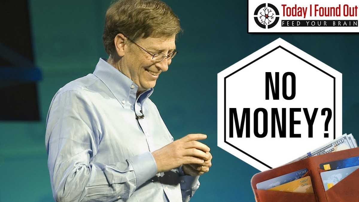 Trong khi đó, tỷ phú Bill Gates (sở hữu khoảng 101,7 tỷ USD) lại thường không mang theo ví. Tuy nhiên, ví của ông chỉ thường có 1 tờ 100 USD. Ảnh: Youtube.