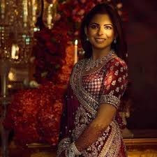 Isha là người đưa ra ý tưởng với cha mình về Jio, một trong những mạng 4G phổ biến của Ấn Độ. Ảnh: Facebook.