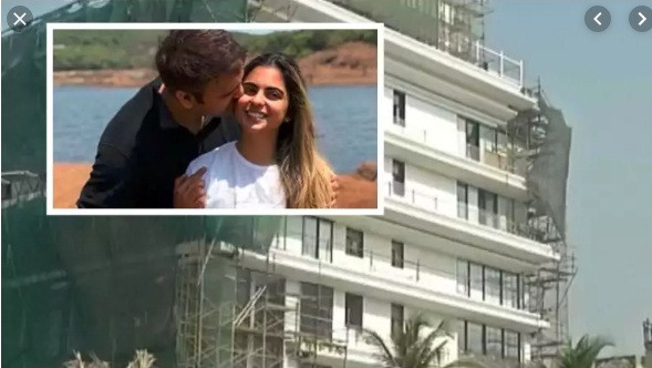 Chồng của Isha cũng là con trai của gia đình giàu có, là người thừa kế của Tập đoàn Piramal danh giá. Vợ chồng Isha Ambani sống trong biệt thự sang trọng rộng 50.000m2. Ảnh: Times of India.