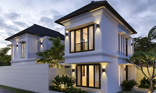 Biệt thự nghỉ dưỡng cao cấp bao gồm 1 bên là nhà 1 tầng và 1 bên là nhà 2 tầng, được nối liền nhau và tạo nên phong cách riêng. Ảnh: Thietkenhadepaau.