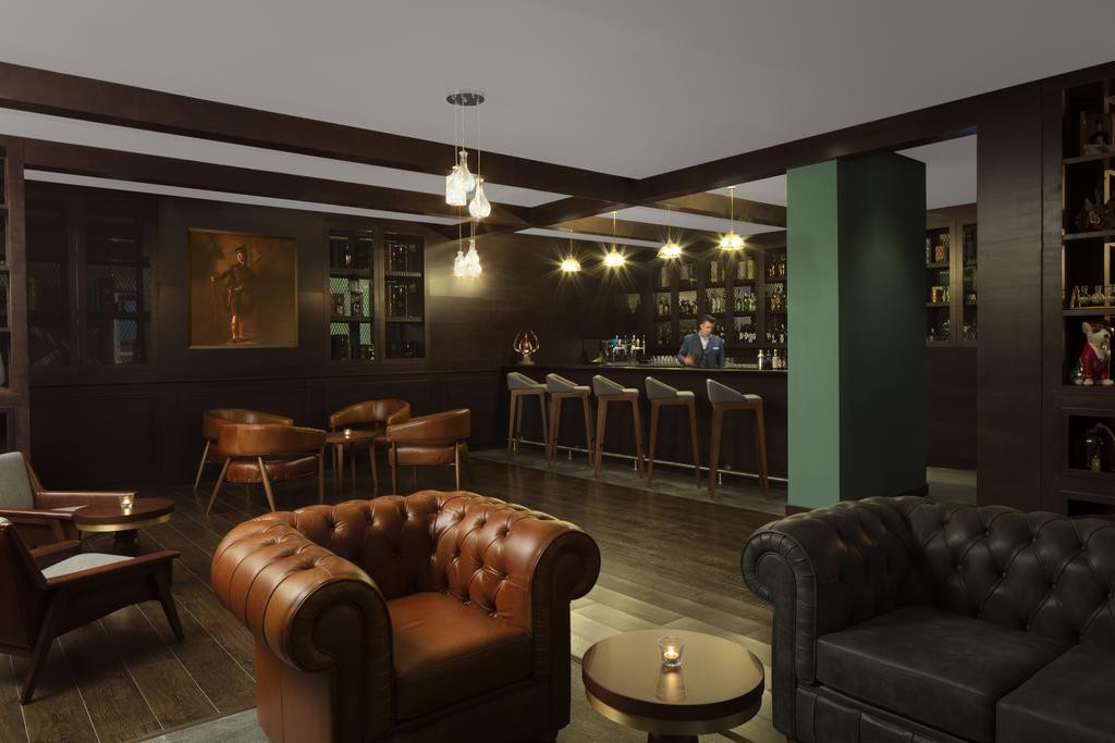 Khu vực quầy bar. Ảnh: Booking.