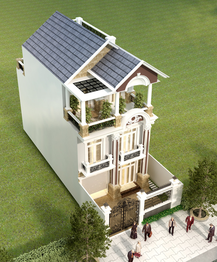 Vẻ đẹp của ngôi nhà phong cách tân cổ điển nằm ở sự tinh tế, chậm rãi cảm nhận từ những chi tiết nhỏ nhất cho tới hình khối không gian. Ảnh: Xaynhasaigon.