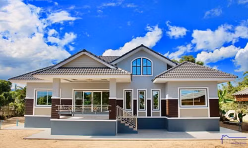 Tông màu sáng cùng phong cách đương đại bên trong tạo điểm nhấn cho ngôi nhà. Ảnh: Nhadep.