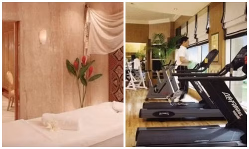 Ngoài ra, khách sạn còn có phòng tập gym và spa.