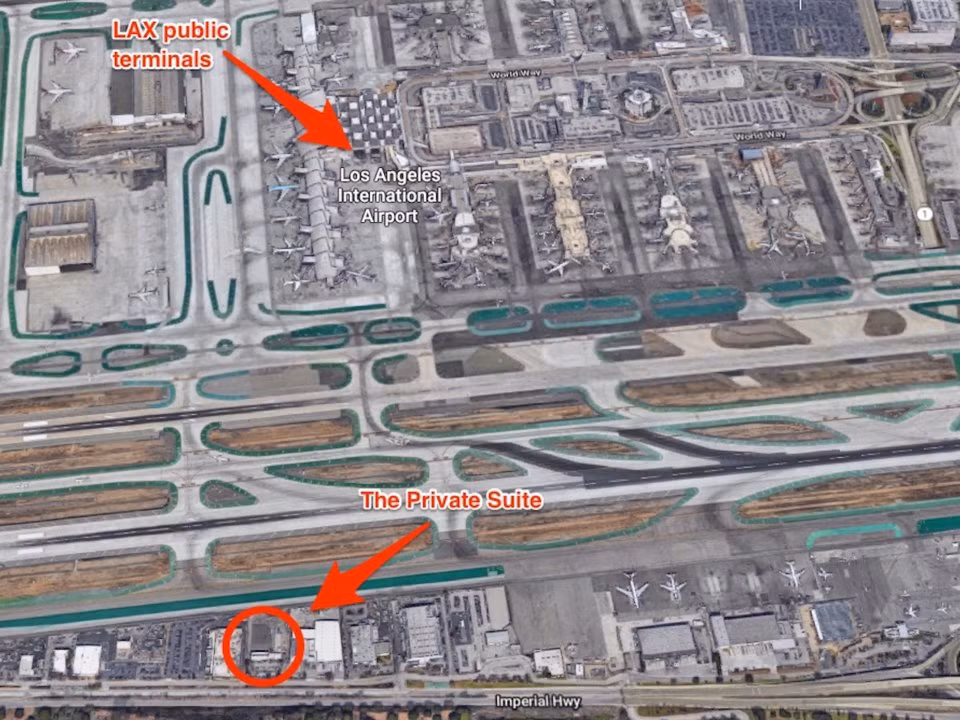 Dot nhap nha ga san bay danh cho gioi sieu giau o My