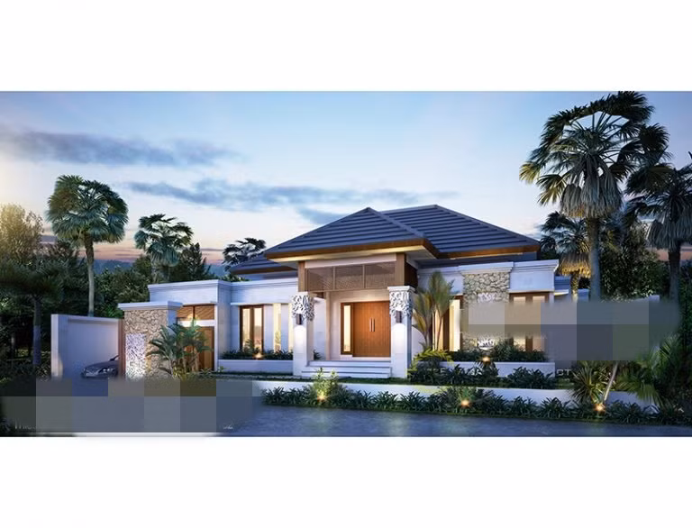 Phong cách biệt thự 1 tầng hiện đại dành cho gia chủ yêu thích vẻ đẹp tự nhiên. Ảnh: Thietkebietthuaau.