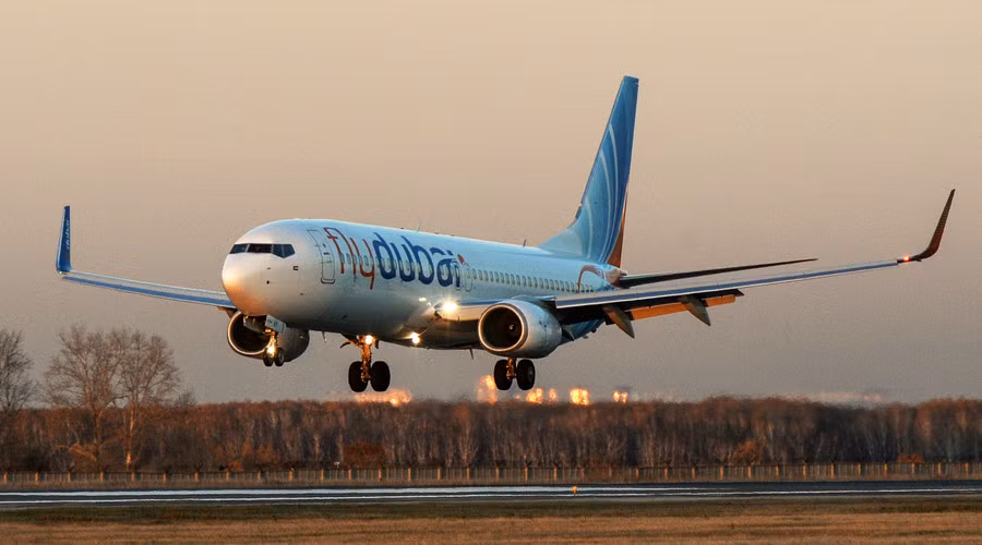 Ngày 16/3/2016, máy bay Boeing 737 của hãng hàng không FlyDubai chở 62 người, trong đó có 4 trẻ em từ Dubai tới thành phố Rostov-on-Don của Nga đã phải hoãn hạ cánh trong nhiều giờ đồng hồ sau nỗ lực tiếp đất không thành. Ảnh: Flightradar24.