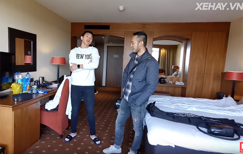 Trong khoảng nửa tháng nghỉ tại đây, SC Heerenveen chi trả toàn bộ số tiền phòng cho Văn Hậu khoảng 50 triệu đồng. Ảnh: Xehay.vn