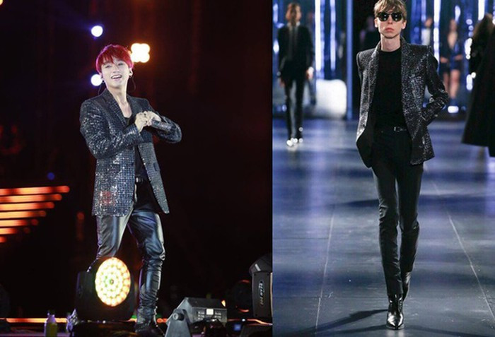 Sơn Tùng sở hữu chiếc blazer của nhà mốt Pháp bán với giá 9.500 USD (hơn 200 triệu đồng). Sản phẩm này sản xuất với số lượng giới hạn. Ảnh: Dân Việt.