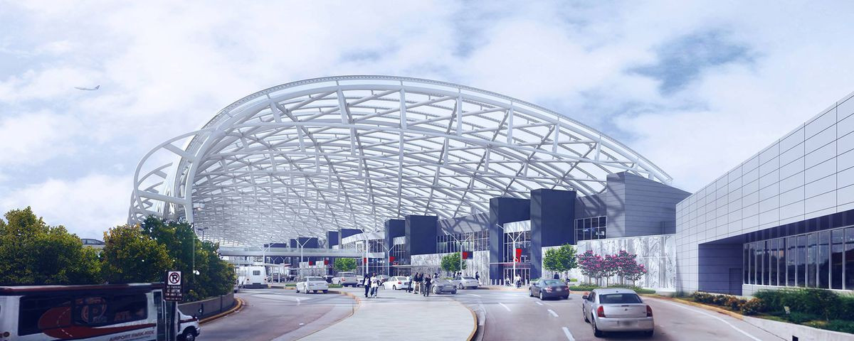 Rộng 1900 ha, sân bay Harsfield-Jackson có 5 đường băng, 192 cổng (152 cổng trong nước và 40 cổng quốc tế). Ảnh: Eater Atlanta.