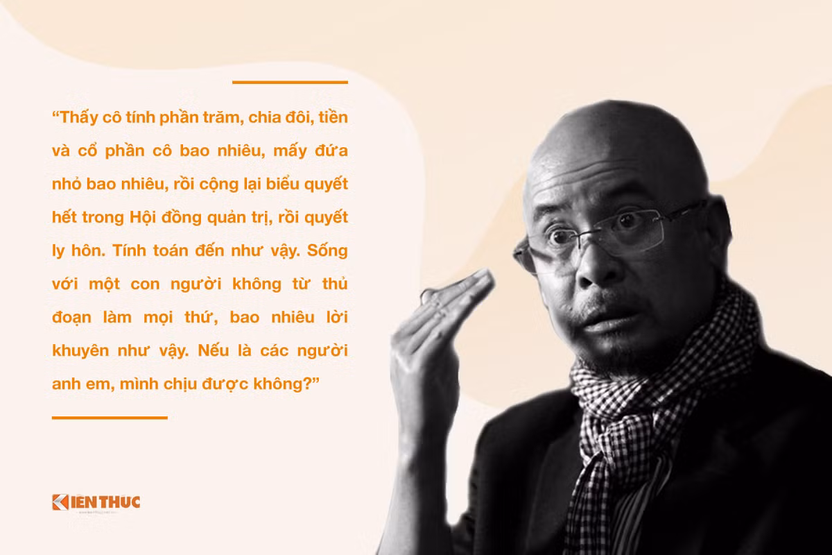 Phiên toà ly hôn sơ thẩm khép lại với mức án phân chia tài sản tỷ lệ 60-40, ông Đặng Lê Nguyên Vũ được 60% và quyền điều hành tập đoàn Trung Nguyên. Bà Lê Hoàng Diệp Thảo được 40% nhưng phải bán lại cổ phần để trao quyền điều hành Trung Nguyên cho ông Vũ. Sau đó, cả bà Thảo lẫn ông Vũ đều đệ đơn kháng cáo với những mục tiêu riêng.