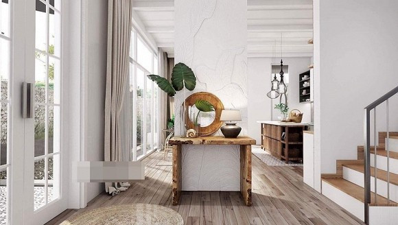 Những đồ vật trang trí cũng mang nét hiện đại, tinh tế.