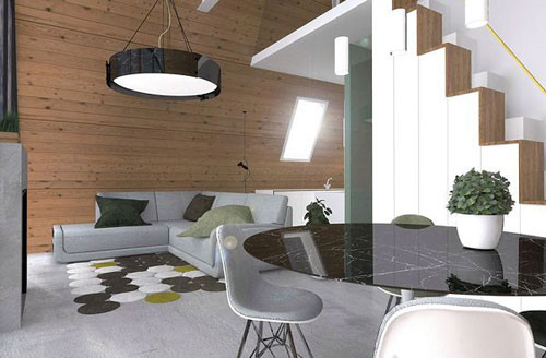  Phòng khách đơn giản nhưng sang trọng.