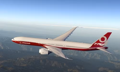 Theo giới thiệu của hãng sản xuất, Boeing 777x là dòng máy bay hai động cơ lớn nhất, hiệu quả nhất thế giới. Ảnh: Youtube.