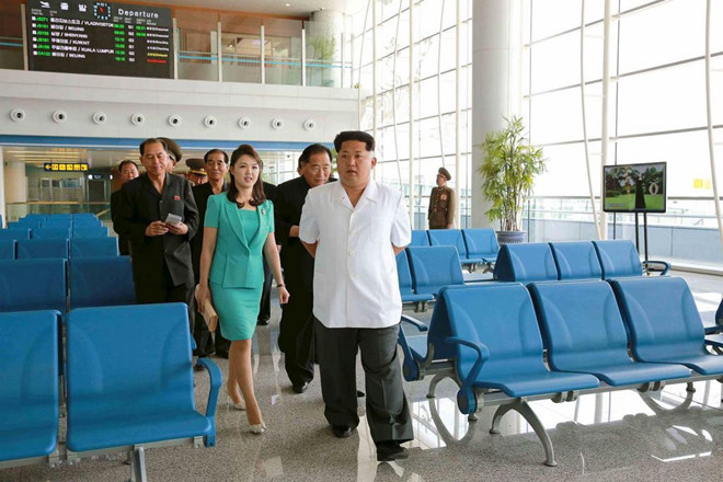 Ông Kim Jong Un quan tâm đến từng chi tiết trong thiết kế nhà ga T2 mới và yêu cầu những mẫu thiết kế phải bảo đảm tính nghệ thuật, thể hiện văn hóa và bắt mắt. Ảnh: Straits Times.