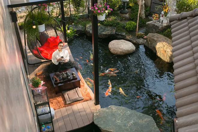 Ngôi nhà trị giá hàng chục tỷ đồng là kết quả của 15 năm làm việc chăm chỉ. Ảnh: Zing.