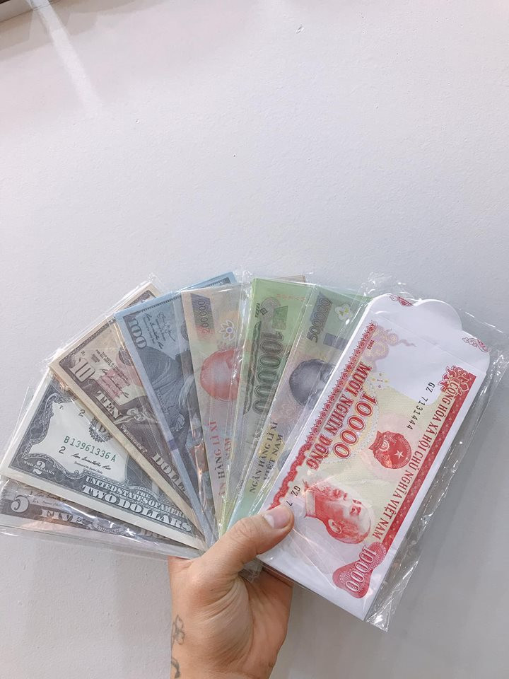 Mặt sau lại tượng trưng cho sự "thuận buồm xuôi gió". Ảnh: FB Linhh Trangg.