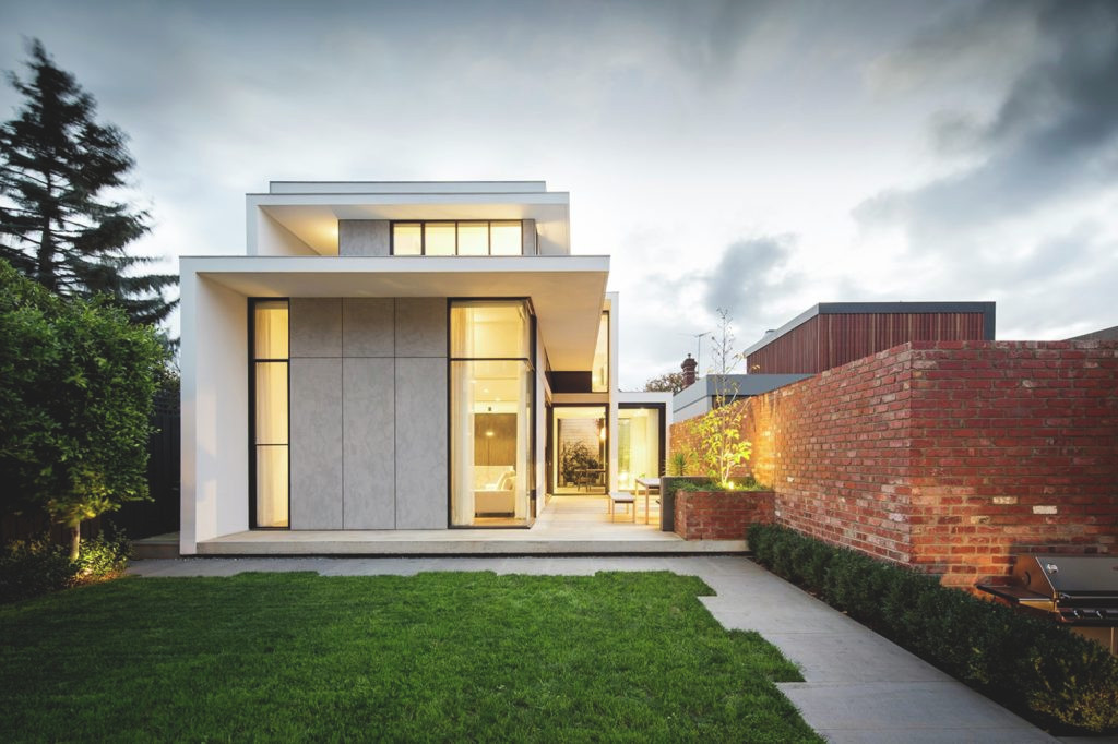 Nhà phố 1 tầng đơn giản tiết kiệm chi phí nhưng không kém phần hiện đại. Ảnh: Muaban.