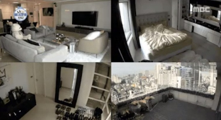 Căn hộ của Seungri chỉ có 1 phòng ngủ rộng 195 m2, được bày biện nội thất gọn gàng.