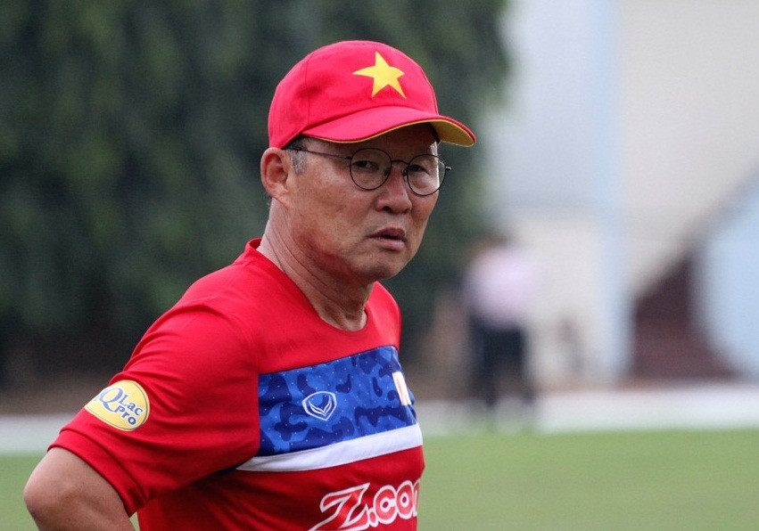 Theo chia sẻ của các thành viên trong đoàn, HLV Park Hang-seo rất thích món cơm trắng muối vừng vô cùng dân dã của người Việt. Ảnh: VTCnews.