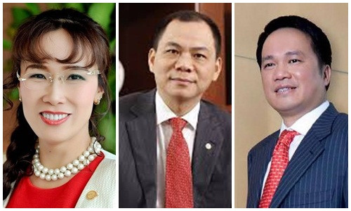 6 ty phu giau nhat san CK mat bao nhieu tien trong phien chan dong?