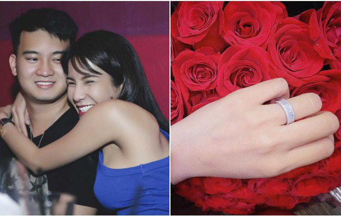 Nhẫn đính hôn của Diệp Lâm Anh có số lượng kim cương “khủng” được bao bọc xung quanh từng làm “dậy sóng” cộng đồng mạng một thời.