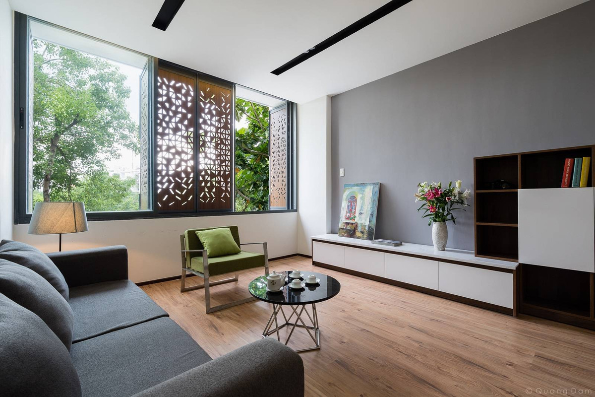 Tầng 2 là không gian phòng giải trí sinh hoạt chung.