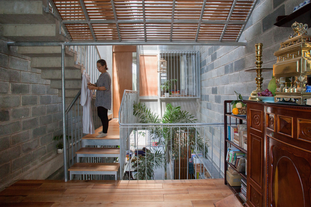 Nhờ đó, mọi không gian trong nhà đều nhận được ánh sáng.