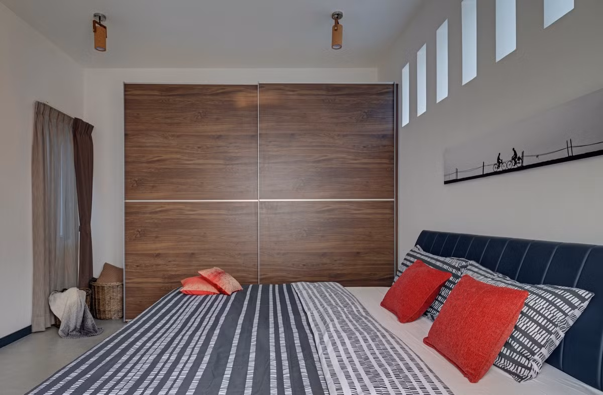 Không gian phòng ngủ ấm cúng.